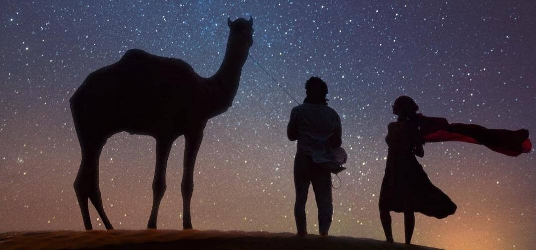 star gazing in jaisalmer desert